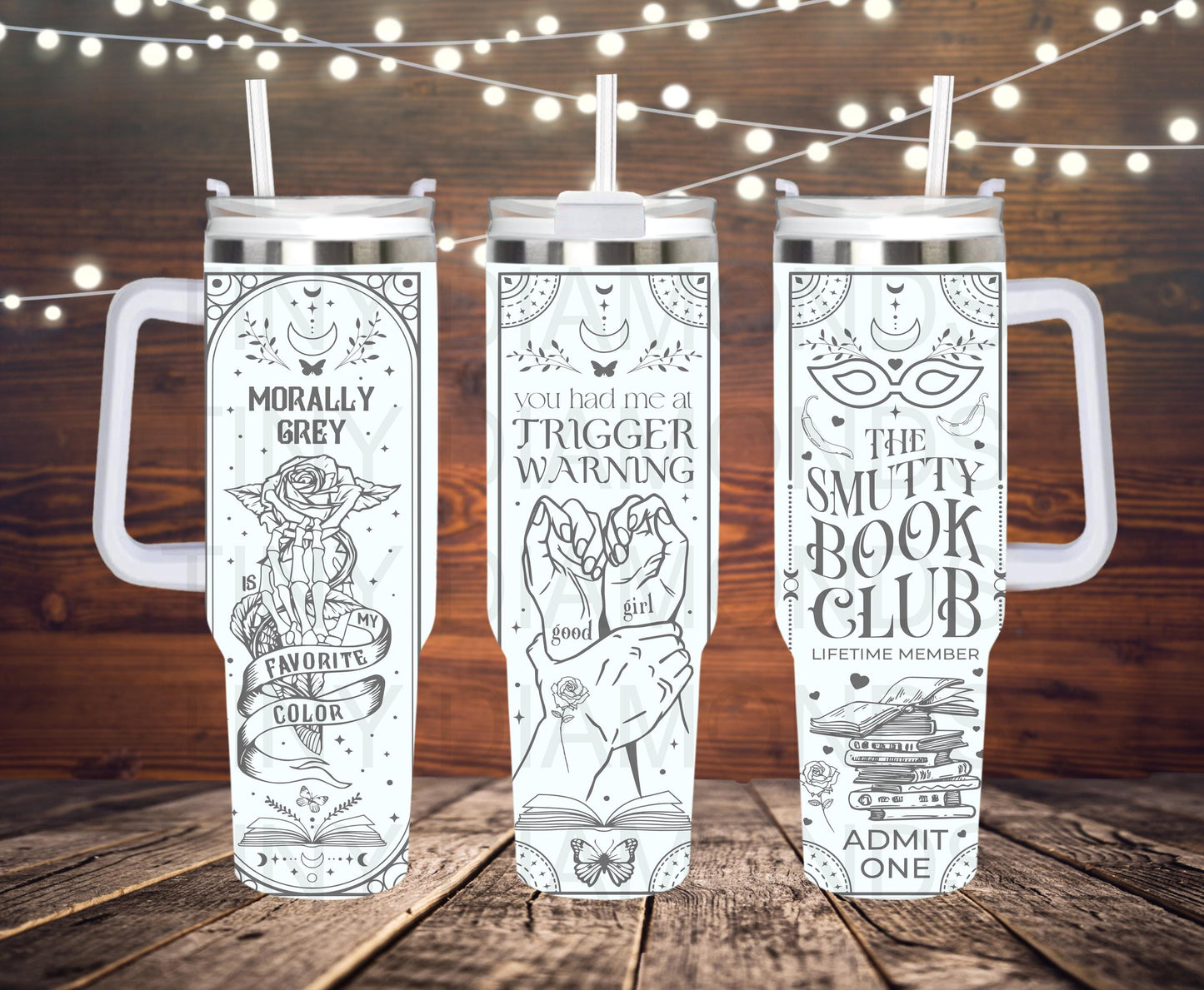 Good Girl Laser Engraved 40 oz tumbler w/ handle