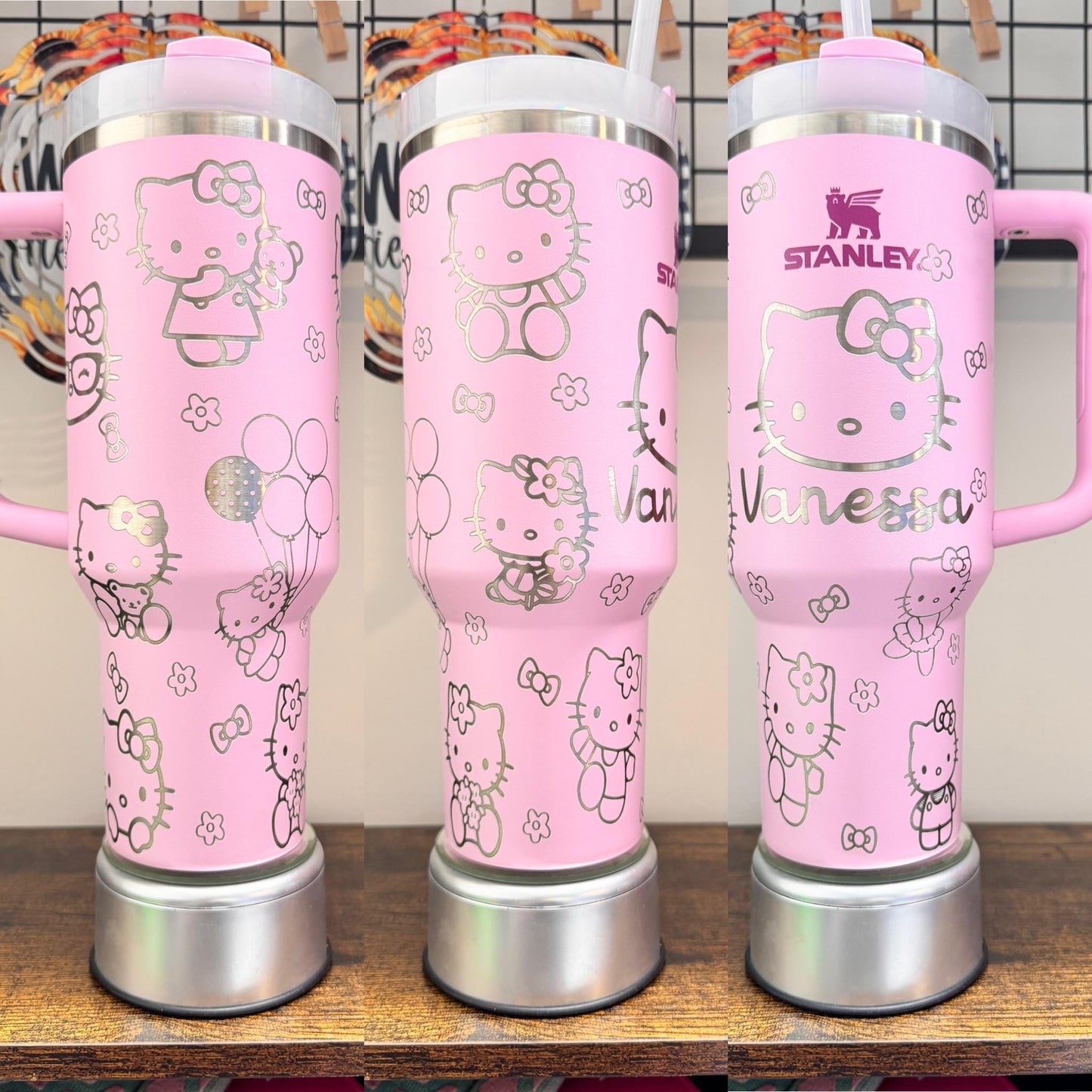 Hello Kitty Laser Engraved Tumbler 30 oz