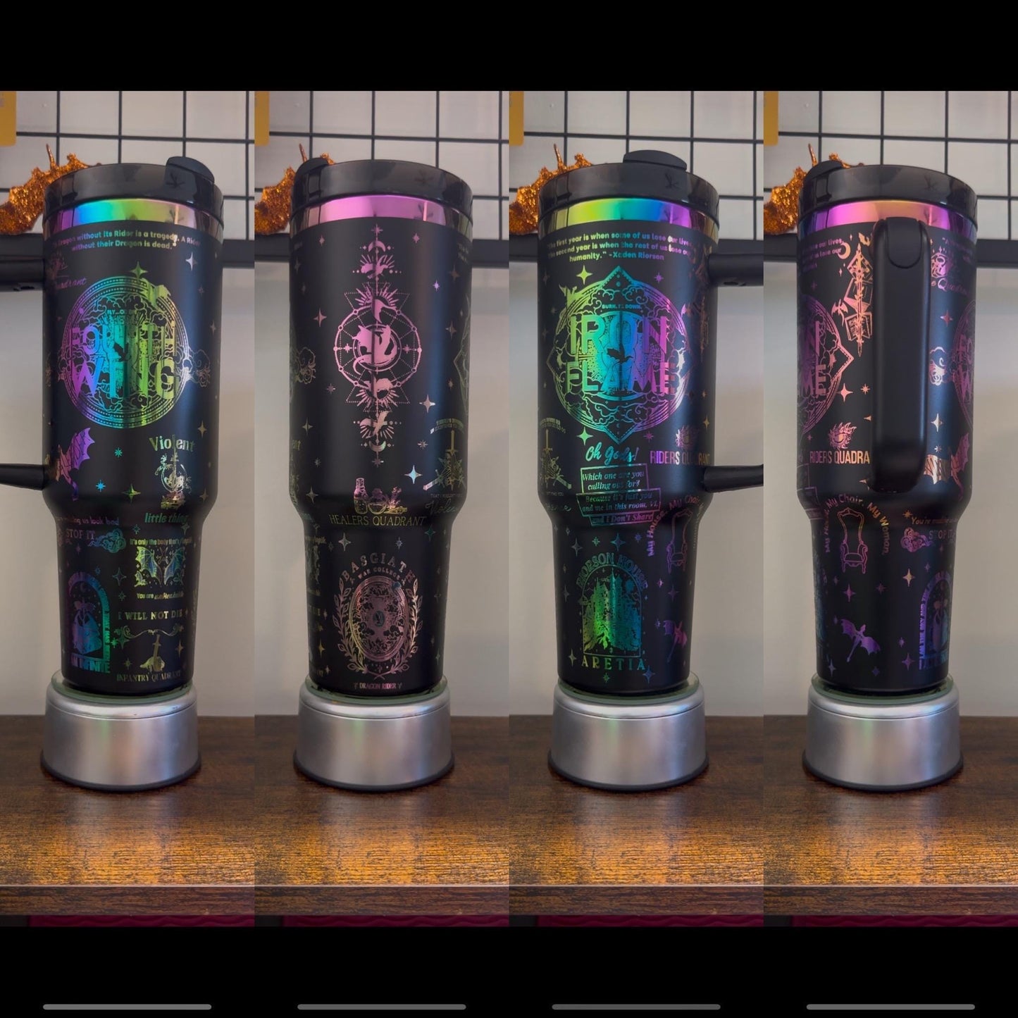Dragon rider book Engraved Tumbler 30 oz