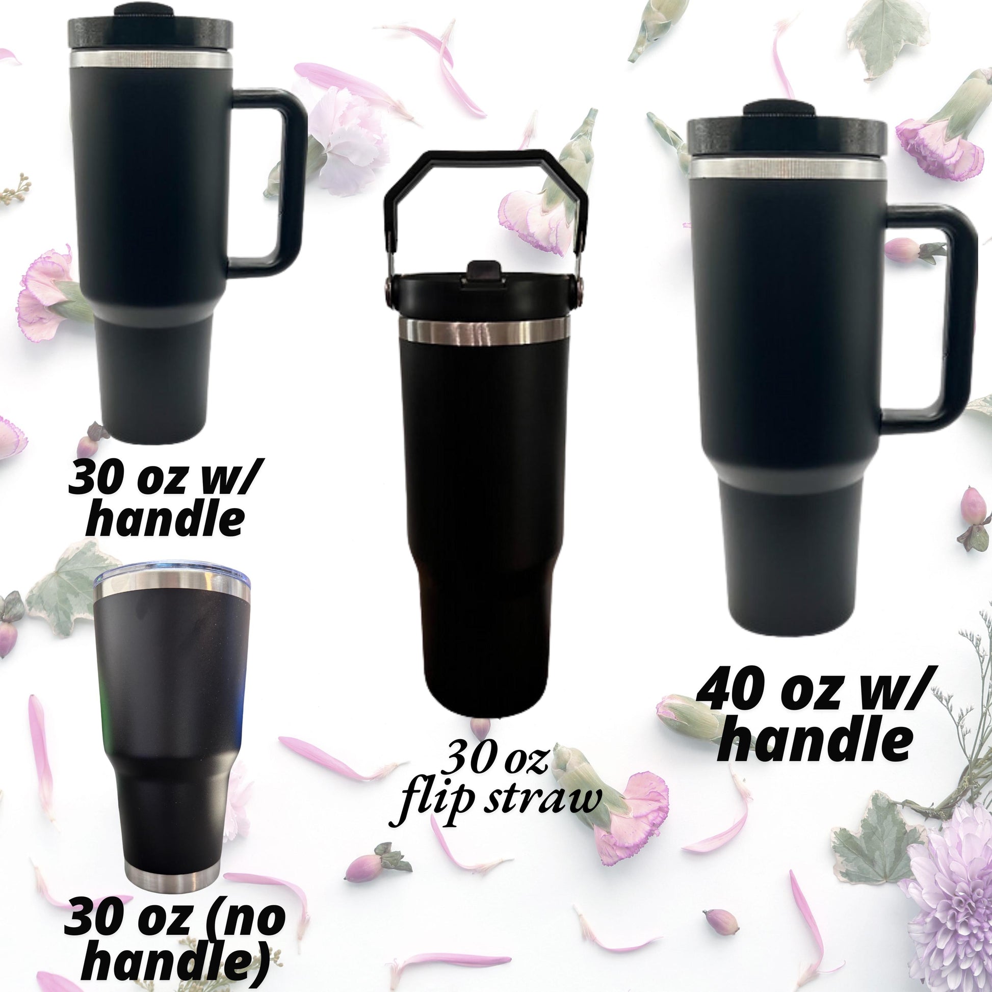 Fairy Engraved Tumbler 30 oz