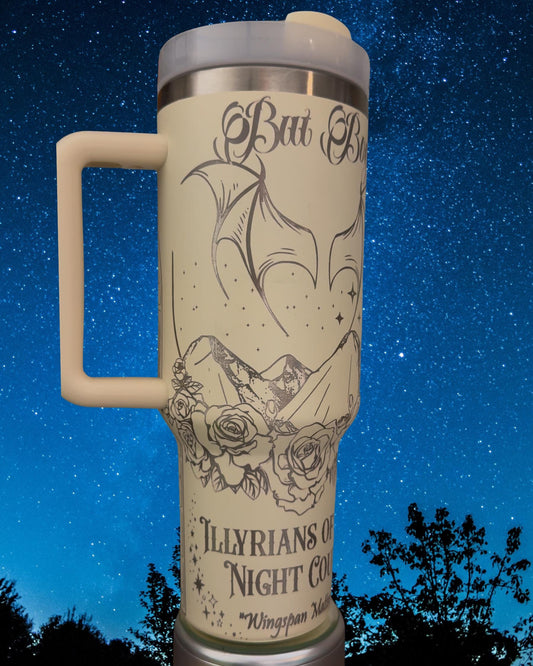 Bat Boys-ACOTAR engraved tumbler 40 oz w/ Handle