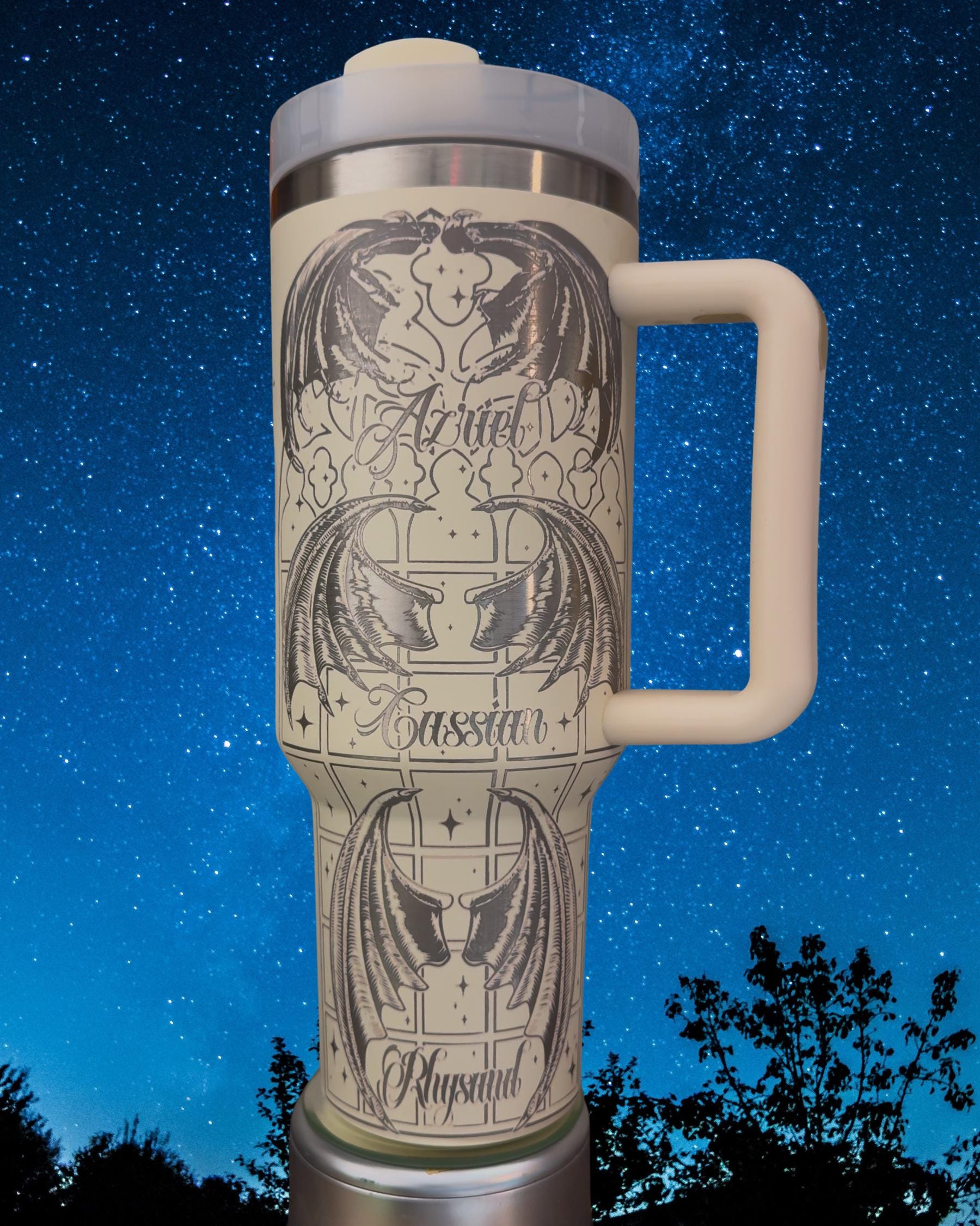 Bat Boys-ACOTAR engraved tumbler 40 oz w/ Handle